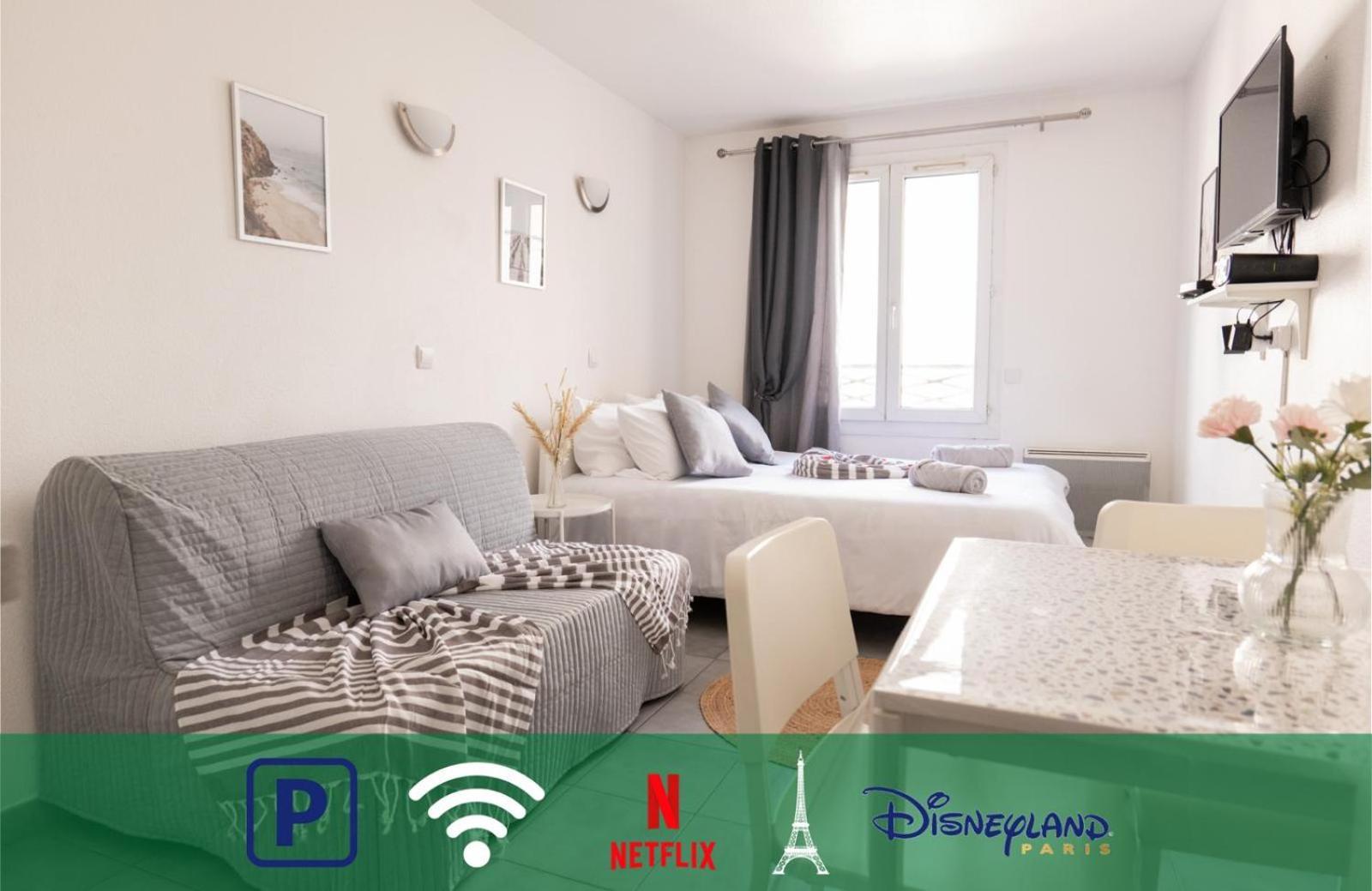 Cosy Appartement - 4 Personnes - Disneyland & Paris บุสซี-แซ็ง-ฌอร์ฌ ภายนอก รูปภาพ